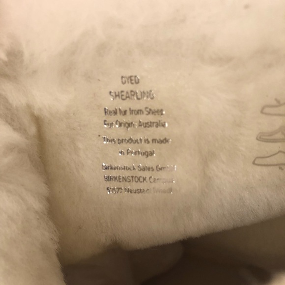 Birkenstock Melrose Genuine Shearling Suede Leather Boot. Size: 7, 38 - Picture 3 of 11